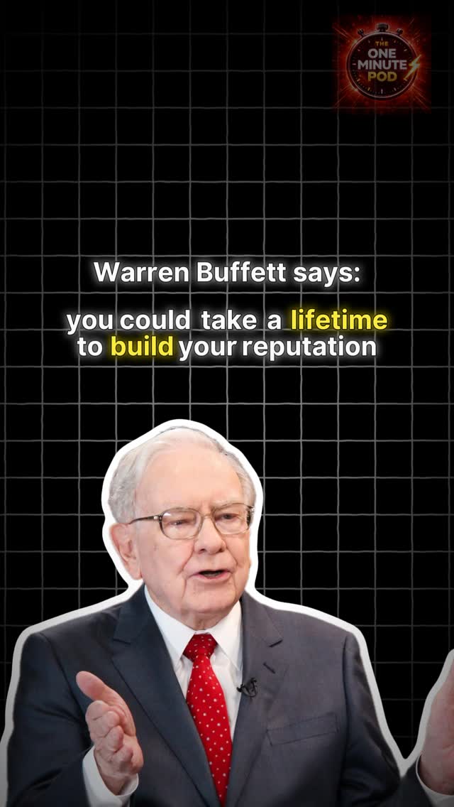 your reputation is your most important asset